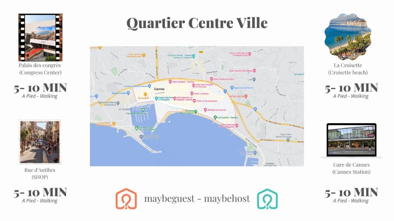 Appartement Avec Grande Terrasse A Cannes Ngoại thất bức ảnh